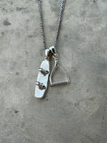 Sterling Silver Wakeboard Pendant & Handle Pendant Bundle