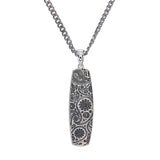 Sterling Silver Paisley Wakeboard Pendant
