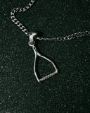 Sterling Silver Wakeboard Handle Pendant
