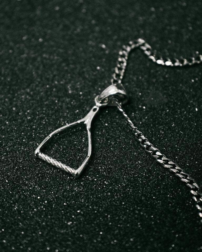 Sterling Silver Wakeboard Handle Pendant