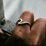 Sterling Silver Wave Ring