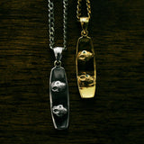 Sterling Silver Wakeboard Pendant