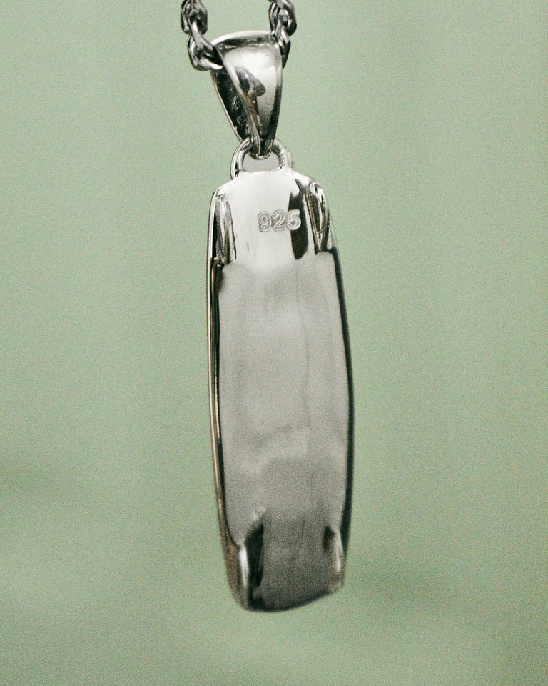 Sterling Silver Kiteboard Twintip Pendant