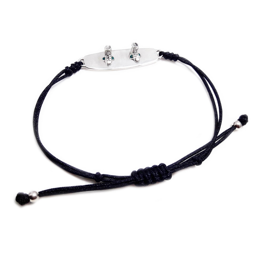 Sterling Silver Wakeboard Bracelet