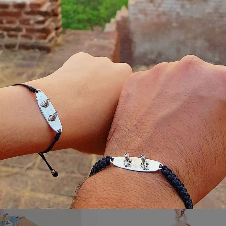 Sterling Silver Wakeboard Bracelet