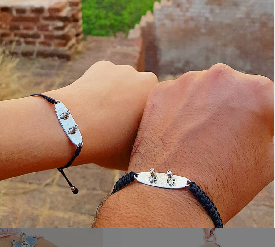 Sterling Silver Wakeboard Bracelet Pink