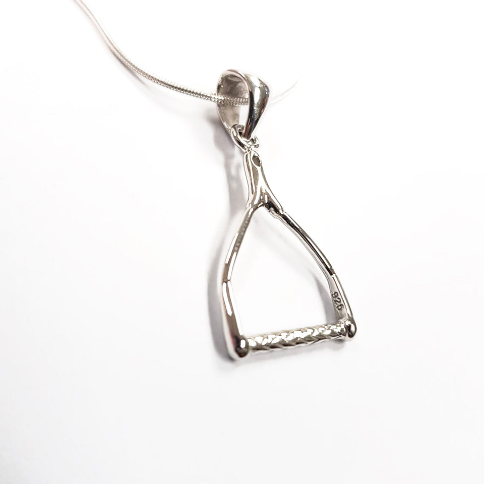 Sterling Silver Wakeboard Handle Pendant