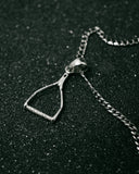 Sterling Silver Wakeboard Handle Pendant